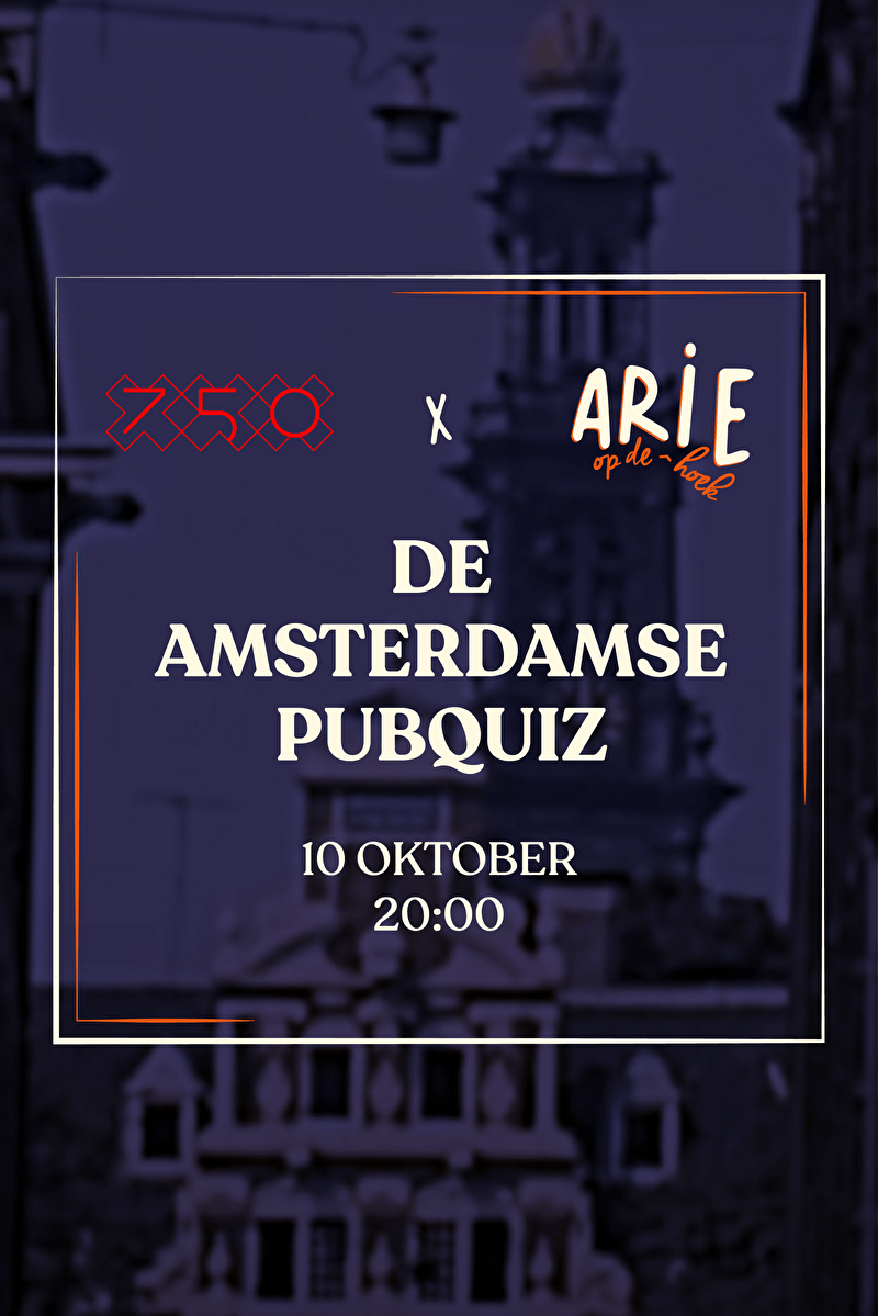 Arie X 750 jaar Amsterdam